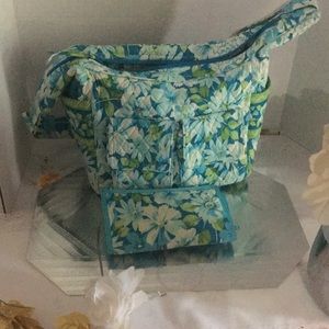 Diapers bag with matching wallet